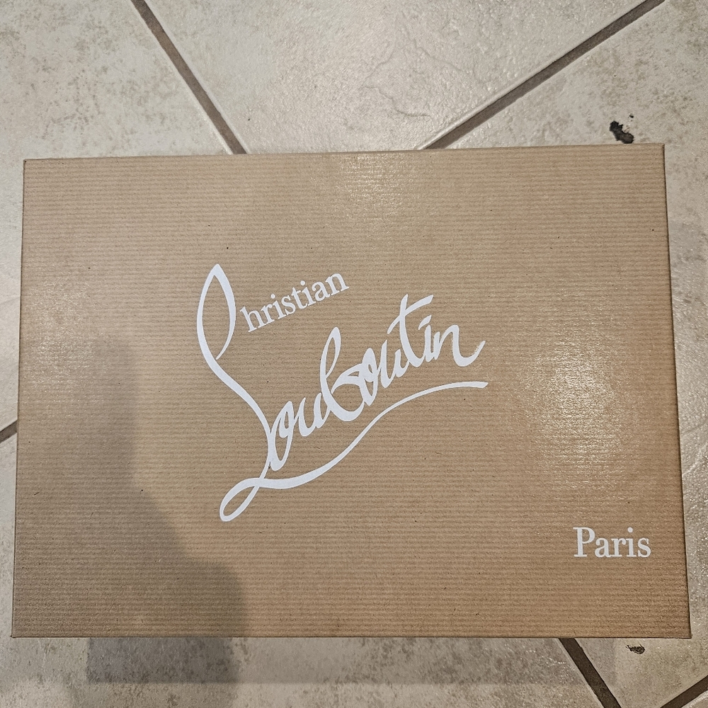 Christian Louboutin patent black women size 37